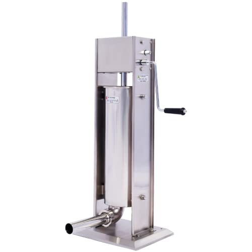 Stainless Steel Vertical Sausage Stuffer 15LB L1412