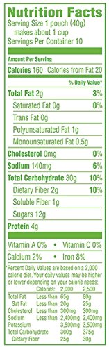 Organic Instant Oatmeal Maple & Brown Sugar 10 Count Pack of 2 M3924