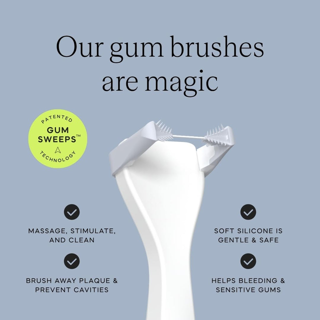 Black and White Reusable Floss Pick 2-Pack M729678
