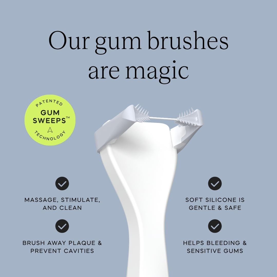 Black and White Reusable Floss Pick 2-Pack M729678