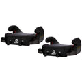 Black Backless Belt-Positioning Booster Car Seat I9322