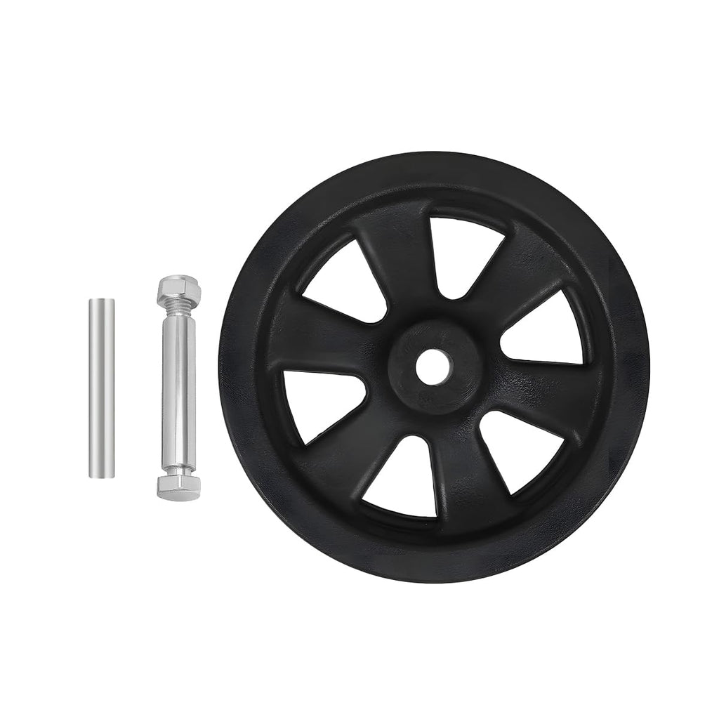 8 Inch Nylon Trailer Jack Caster Wheel with Bolt and Nut Z78082
