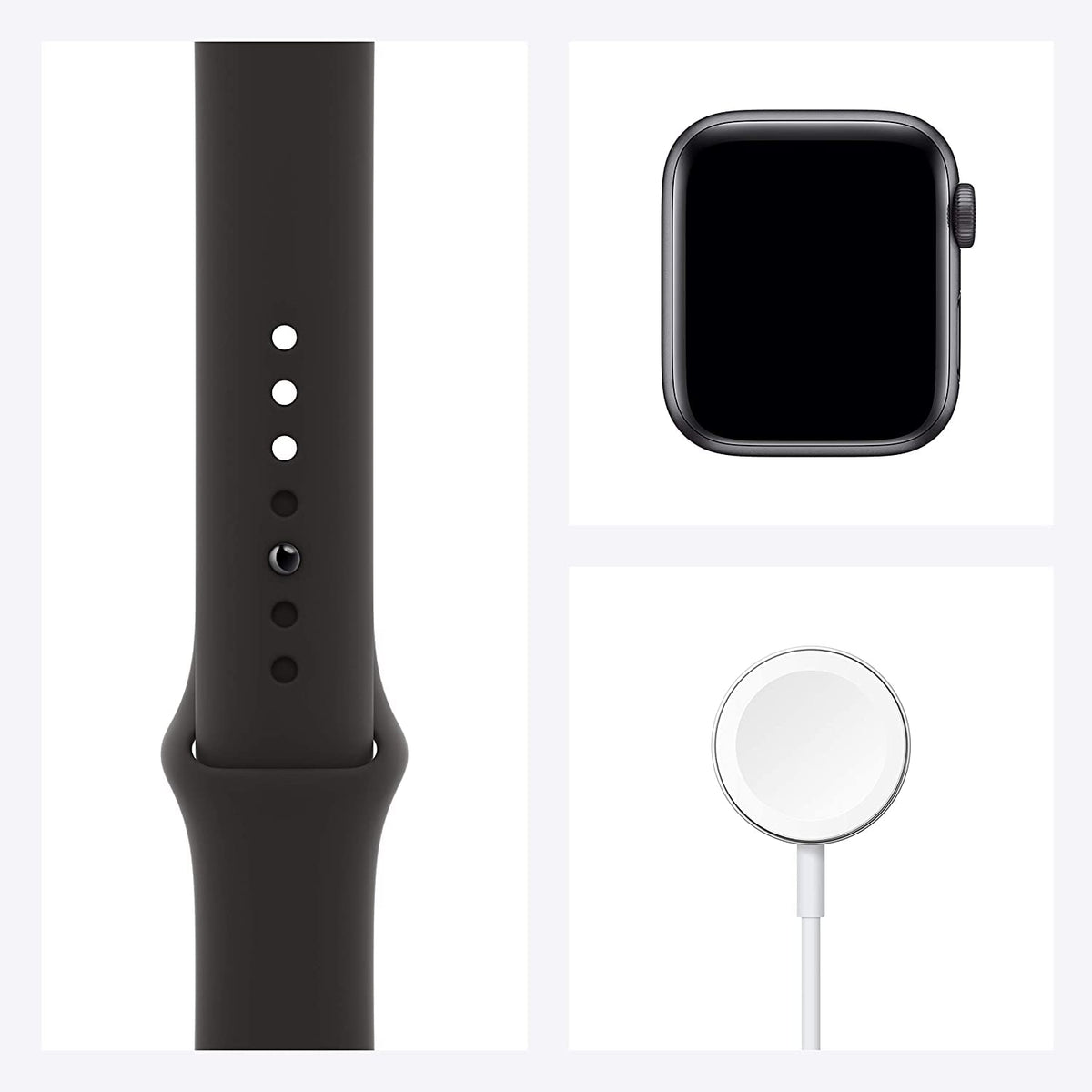 Space Gray Aluminum Case with Black Sport Band G240