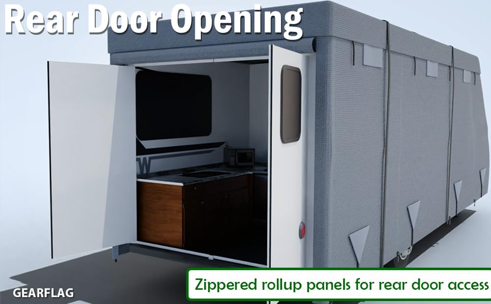 23'-26' Water-Resistant Heavy Duty RV Cover S9899