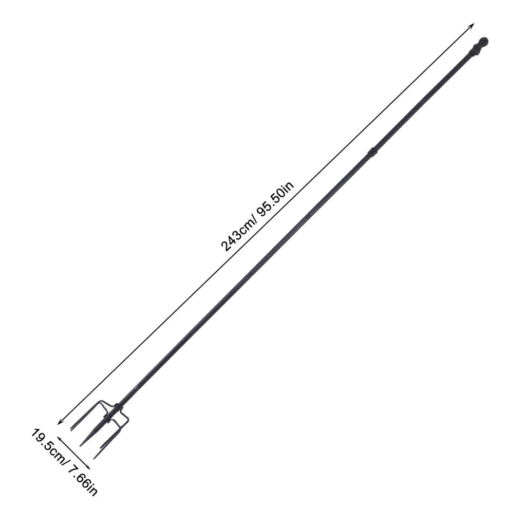 Stainless Steel Flag Pole Base with 5 Prongs X66441