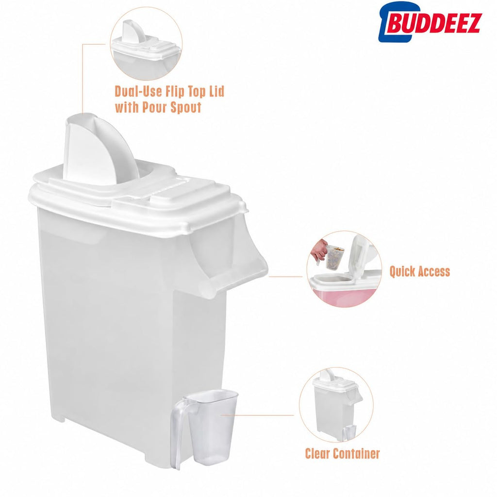 Airtight Pet Food Storage Container 32 Quart with Pour Spout M541137