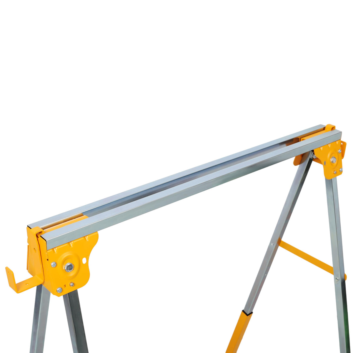 2 Pack Adjustable Height Steel Sawhorse D7379