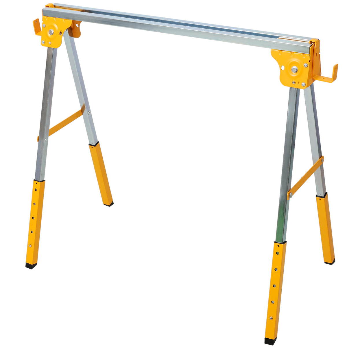 2 Pack Adjustable Height Steel Sawhorse D7379