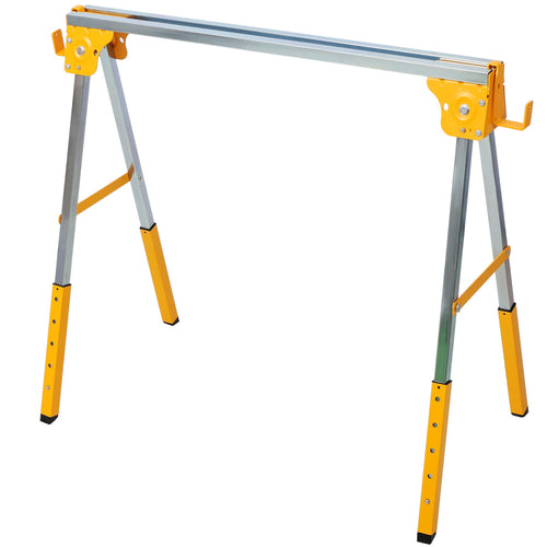 2 Pack Adjustable Height Steel Sawhorse D7379