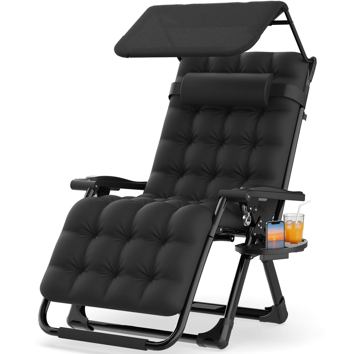 Zero Gravity Reclining Camping Chair with Canopy I290