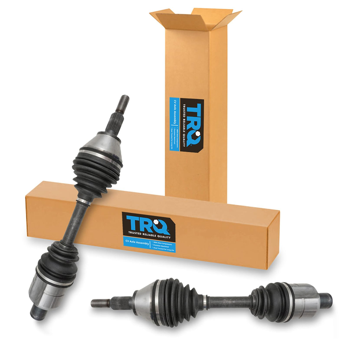 Front 2 Piece CV Axle Shaft Assembly Set X3628