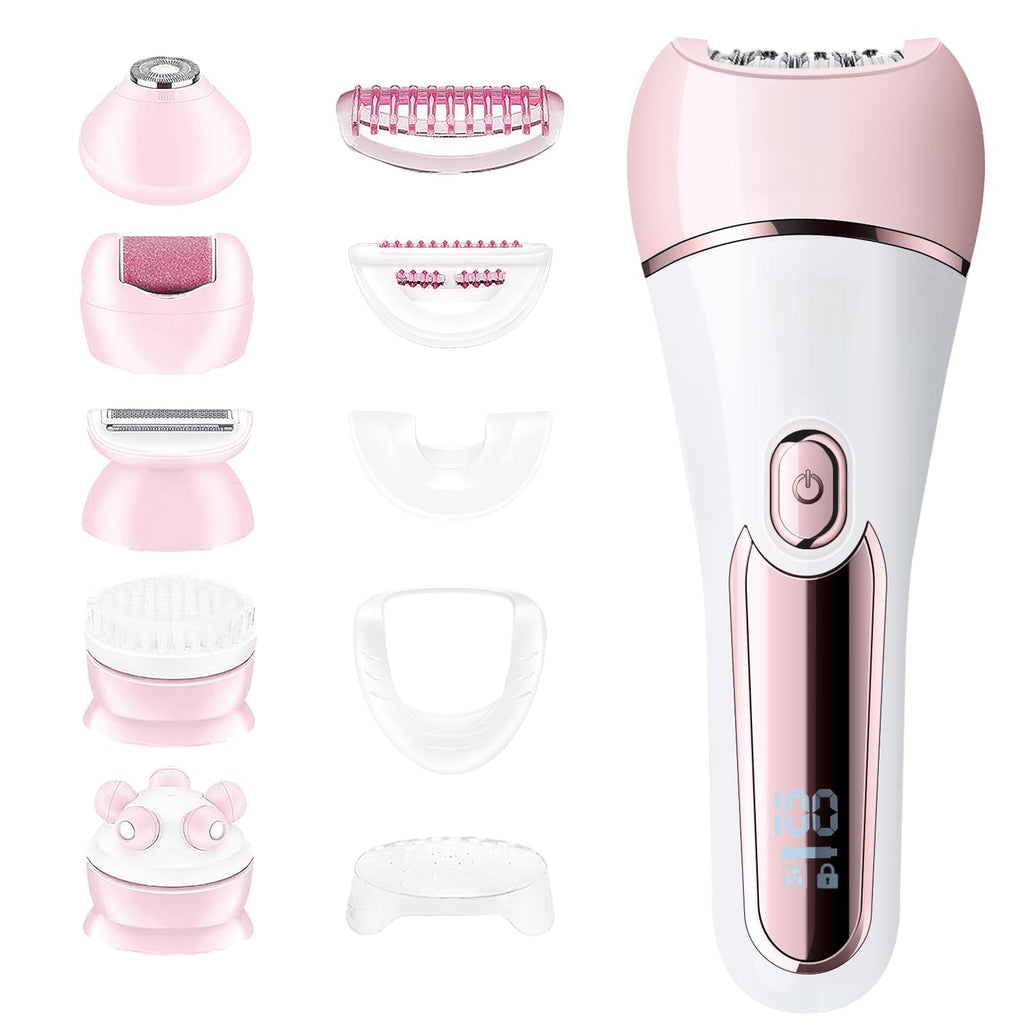 6 in 1 IPX7 Waterproof Rechargeable Epilator L496919