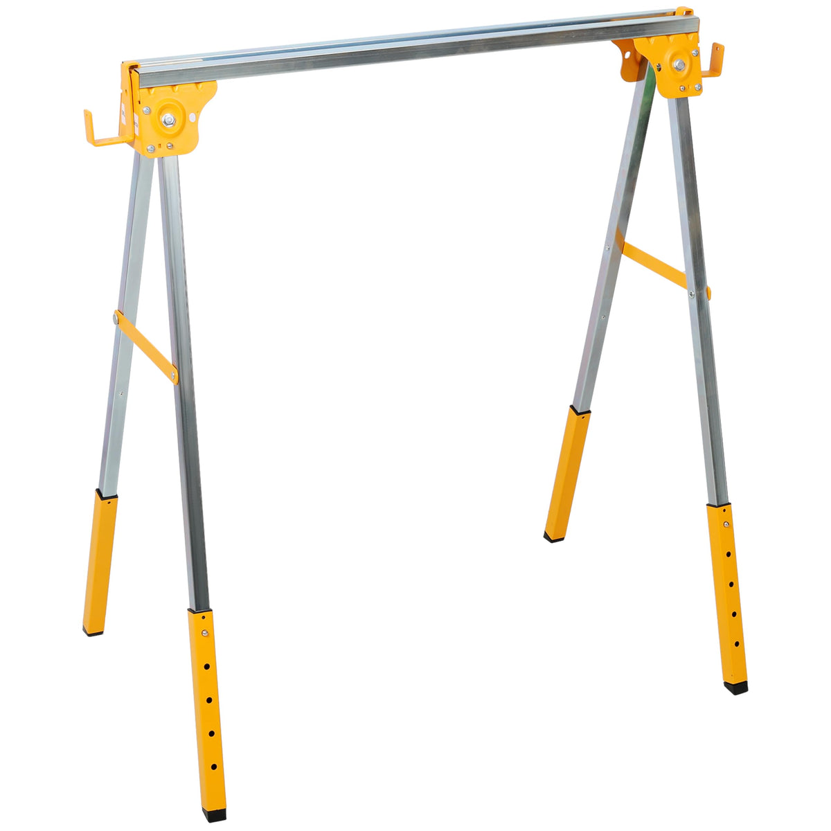 2 Pack Adjustable Height Steel Sawhorse D7379