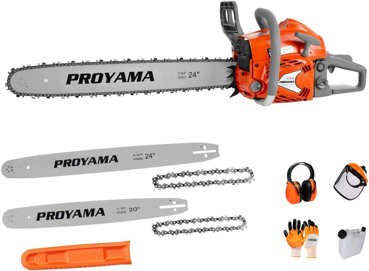 68CC Gas Powered Chainsaw L520