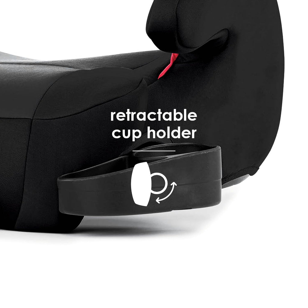 Black Backless Belt-Positioning Booster Car Seat I9322