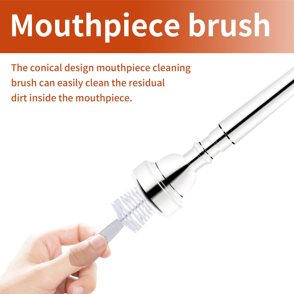 7-in-1 Trumpet Cleaning Kit with Valve Oil, Slide Grease & Snake Brush V274