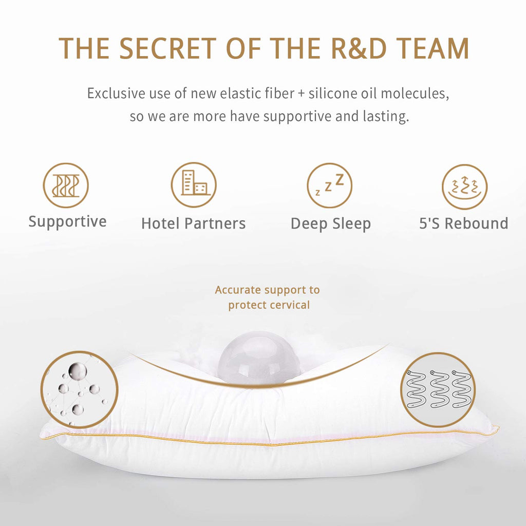 King Size Down Alternative Pillows Set of 2 I98604