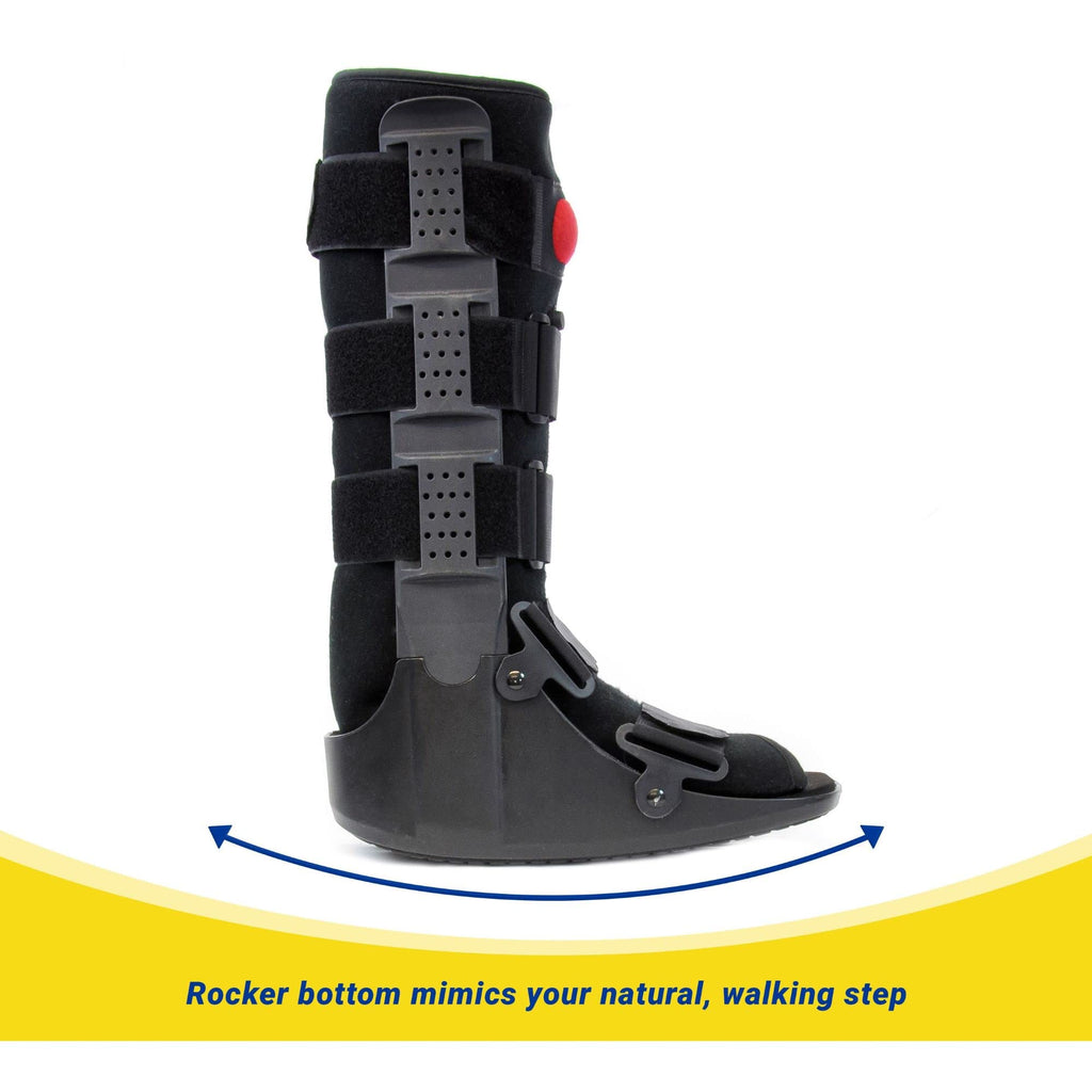 Tall Air CAM Walker Boot + Ankle & Foot Ice Pack Cold Wrap G9883