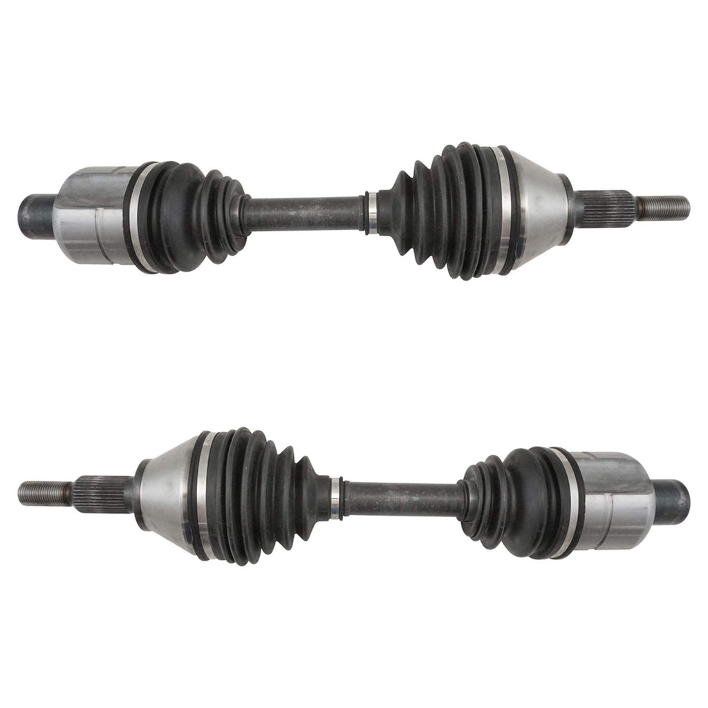 Front 2 Piece CV Axle Shaft Assembly Set X3628