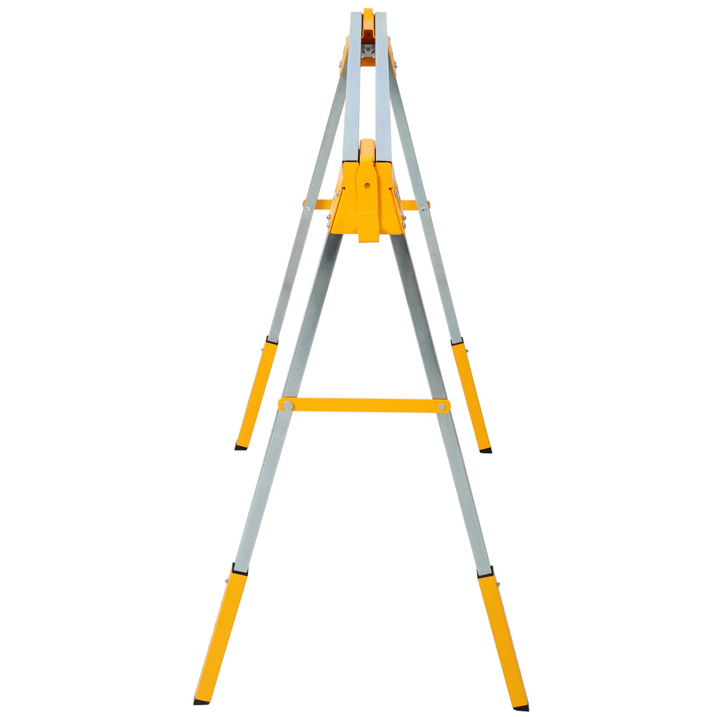 2 Pack Adjustable Height Steel Sawhorse D7379