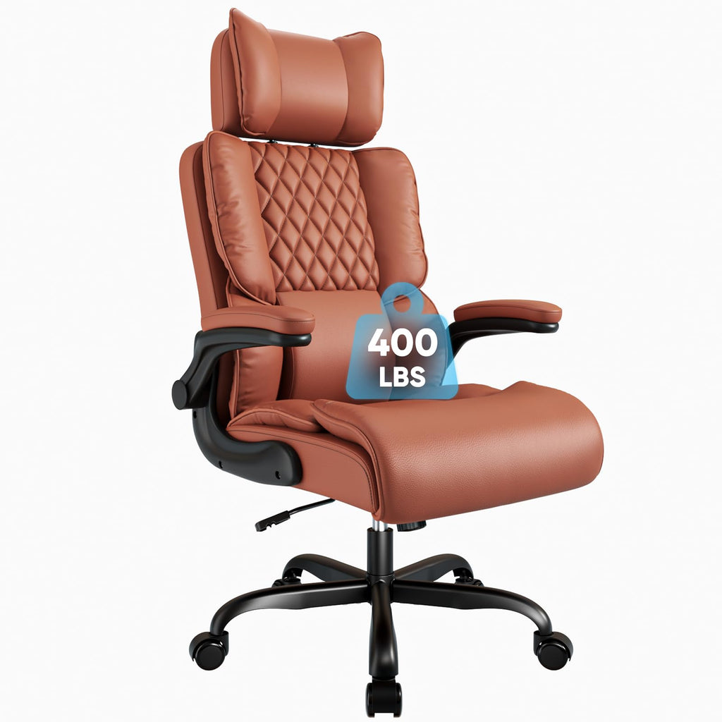 Big and Tall Office Chair with Adjustable Headrest X773