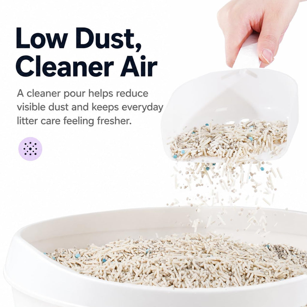Tofu & Bentonite Mixed Cat Litter 18LB Lavender Scented Clumping F5405