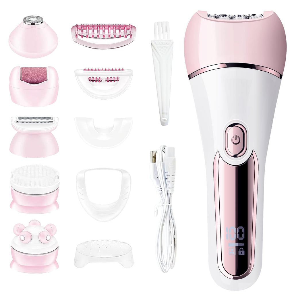 6 in 1 IPX7 Waterproof Rechargeable Epilator L496919