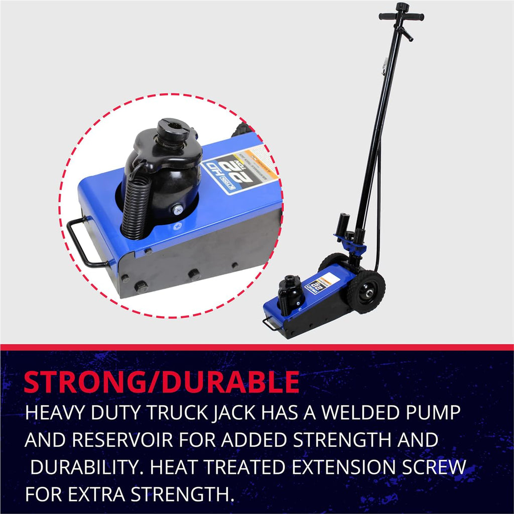 22 Ton Air Hydraulic Truck Jack 44,000 lbs D23634