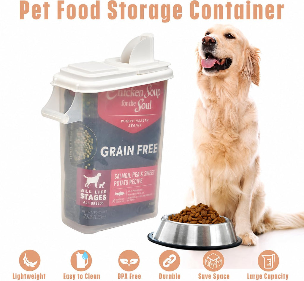 Airtight Pet Food Storage Container 32 Quart with Pour Spout M541137