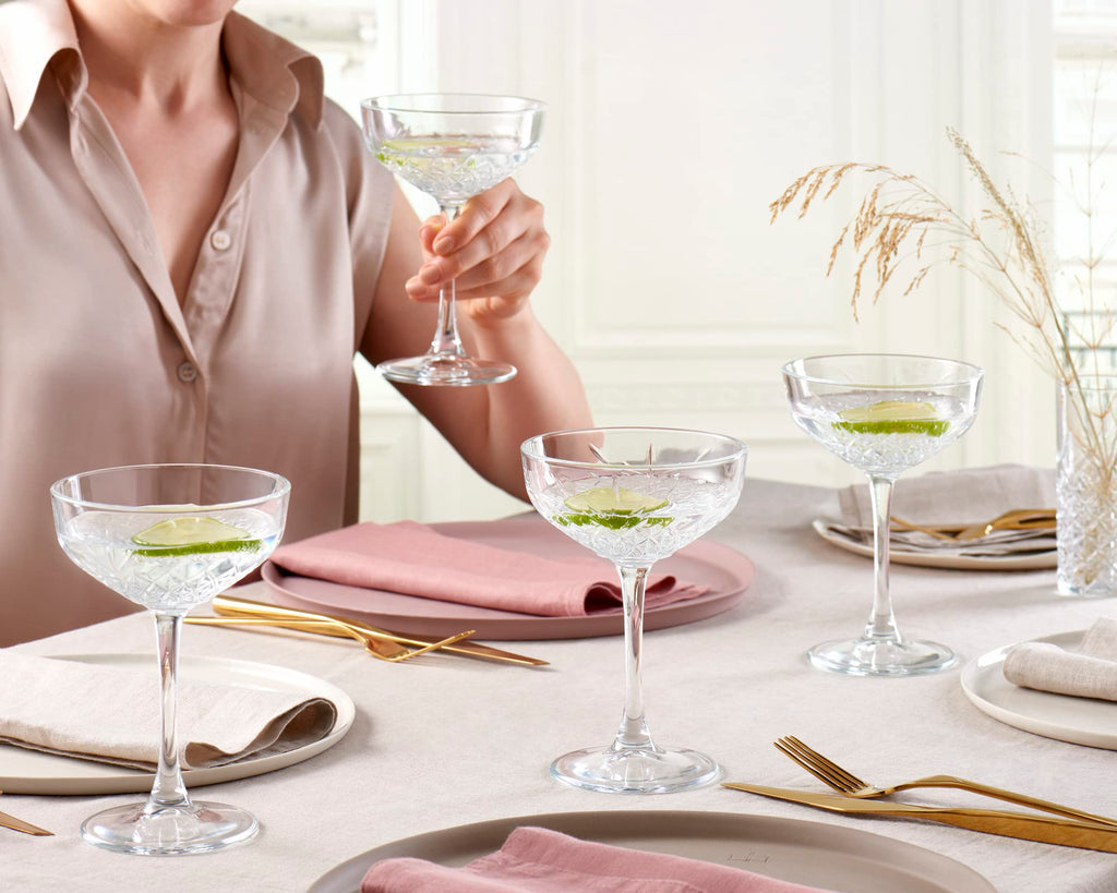 Set Of 4 Coupe Cocktail Glasses 8.6 oz C1029