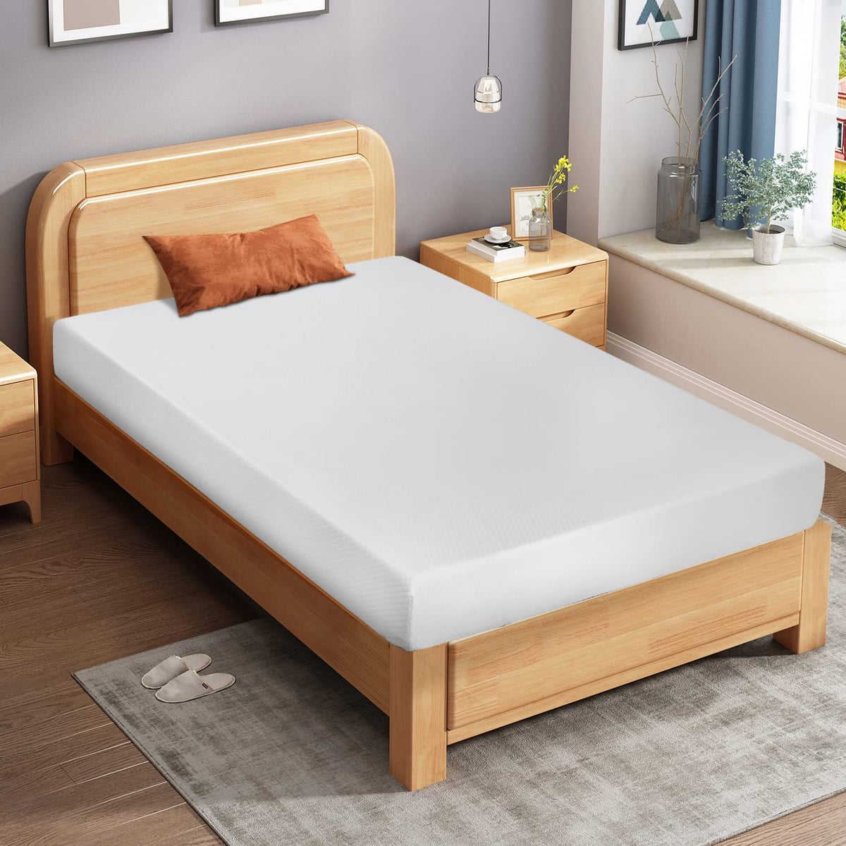Twin Size 6 Inch Gel Memory Foam Mattress T797