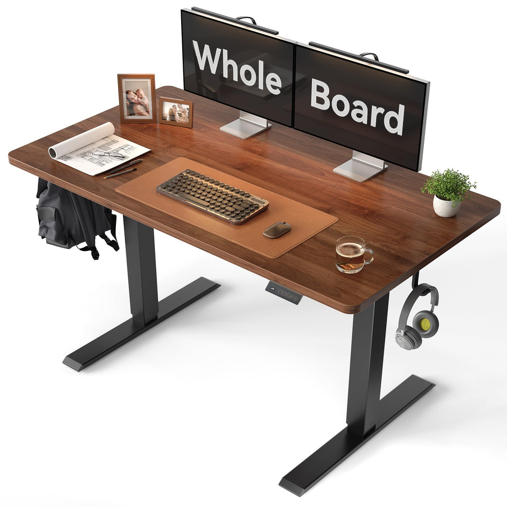 48 x 24 Black Walnut Adjustable Standing Desk U212521
