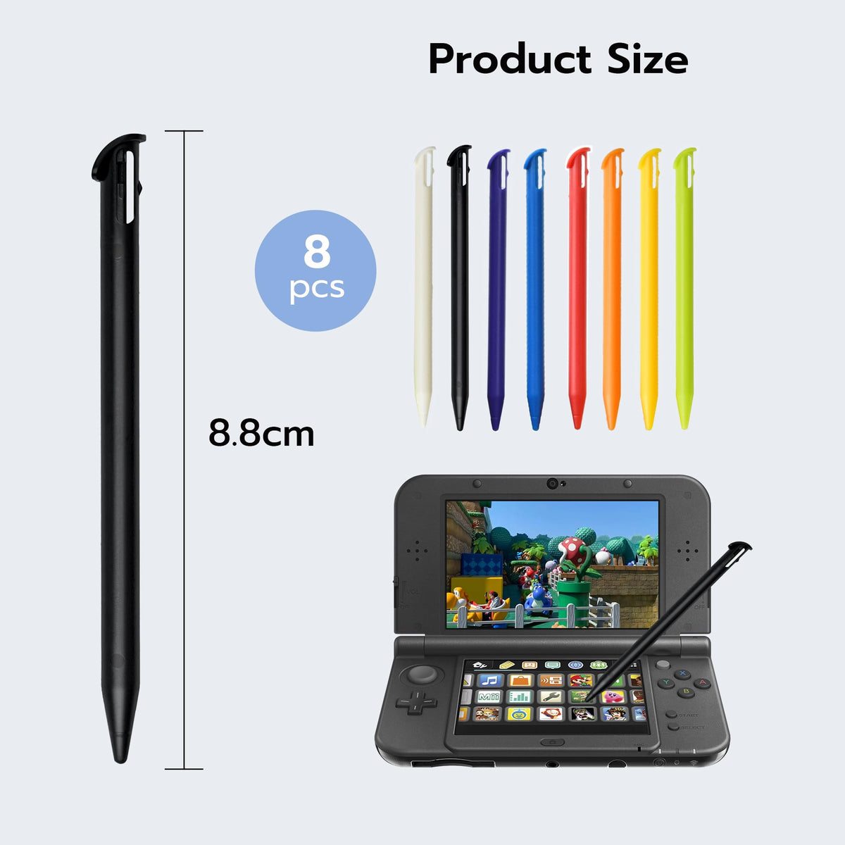 Multi-Color Stylus Pens 8 Pack H839874