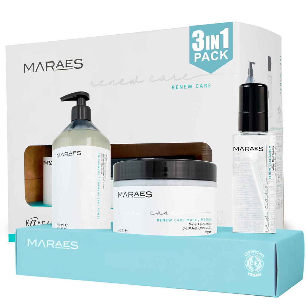 Vegan Shampoo, Mask & Serum 3-Piece Set D83556