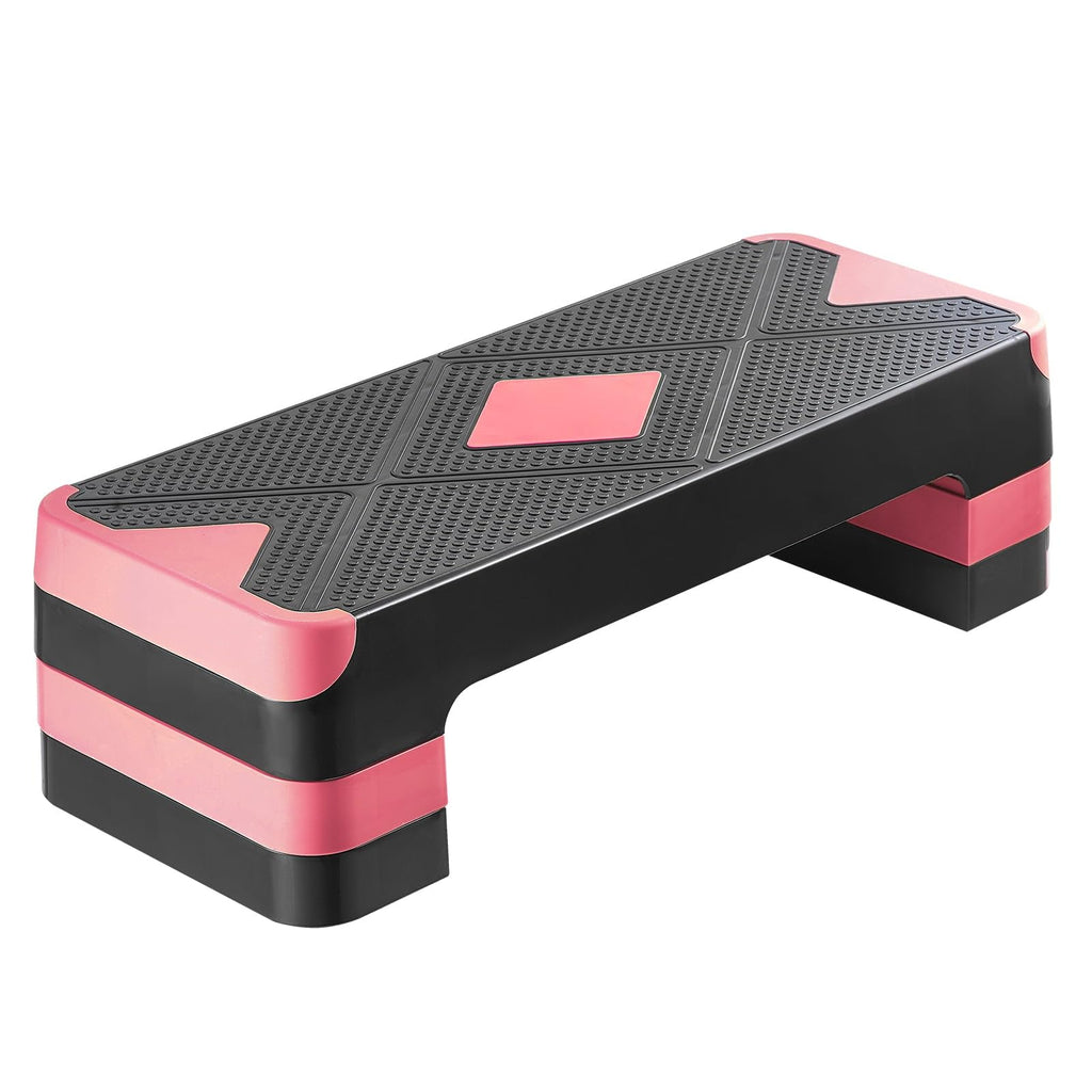 Adjustable Non Slip Aerobic Step Platform with 4 Risers H456
