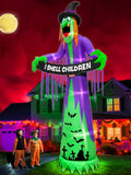 12FT Halloween Inflatables Witch Decorations L146564