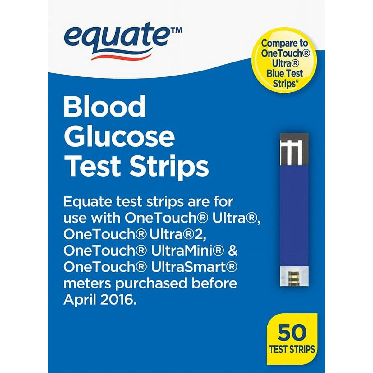 Blood Sugar Test Strips 50ct C136569