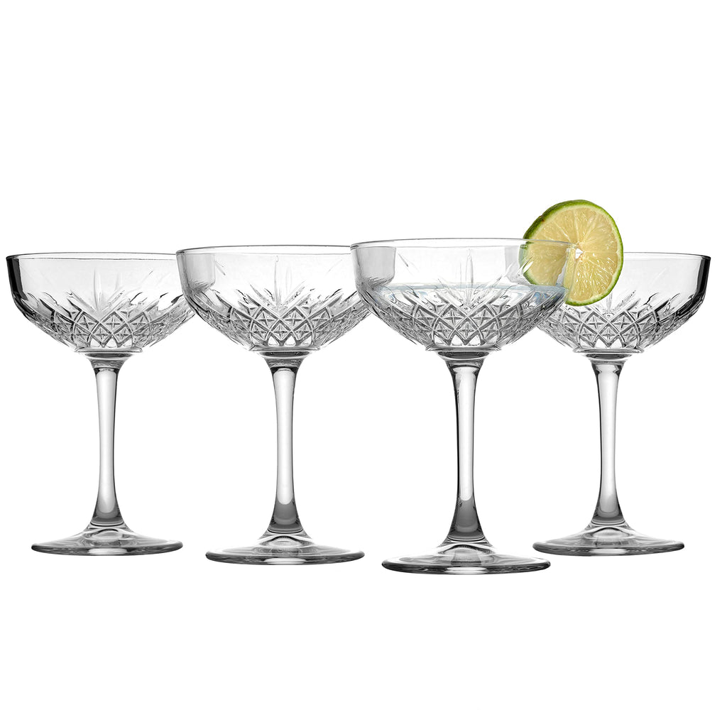 Set Of 4 Coupe Cocktail Glasses 8.6 oz C1029