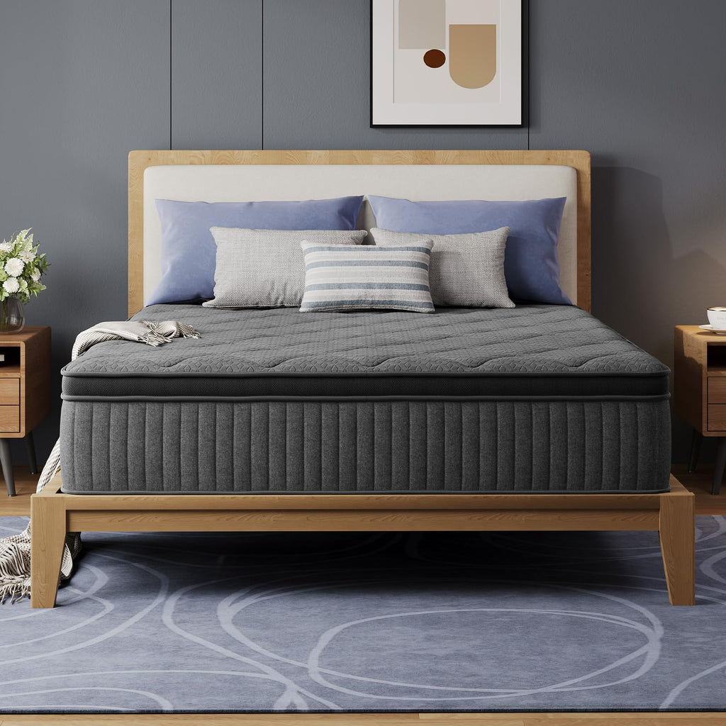 10 Inch Full Size Medium Firm Hybrid Mattress L84834