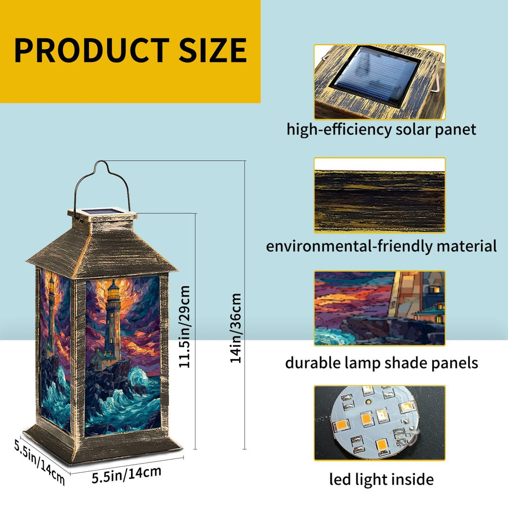 Solar Powered Waterproof Outdoor Hanging Lantern J311716