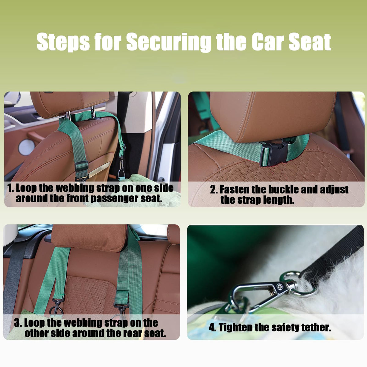 2-in-1 Dog Car Seat for Small Dogs Z4167