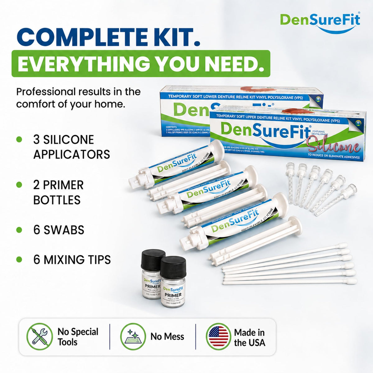 Soft Silicone Denture Reline Kit C4622