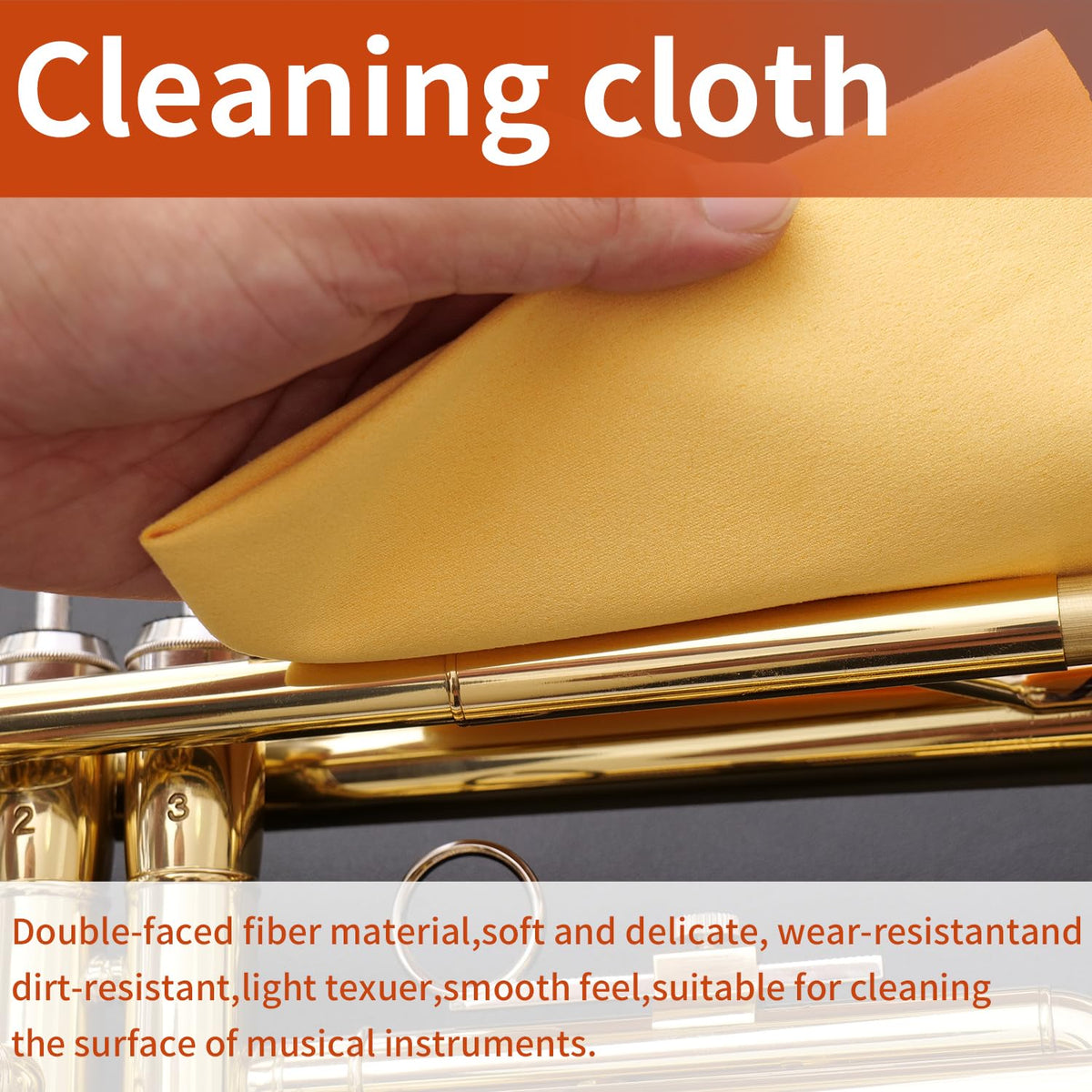 7-in-1 Trumpet Cleaning Kit with Valve Oil, Slide Grease & Snake Brush V274