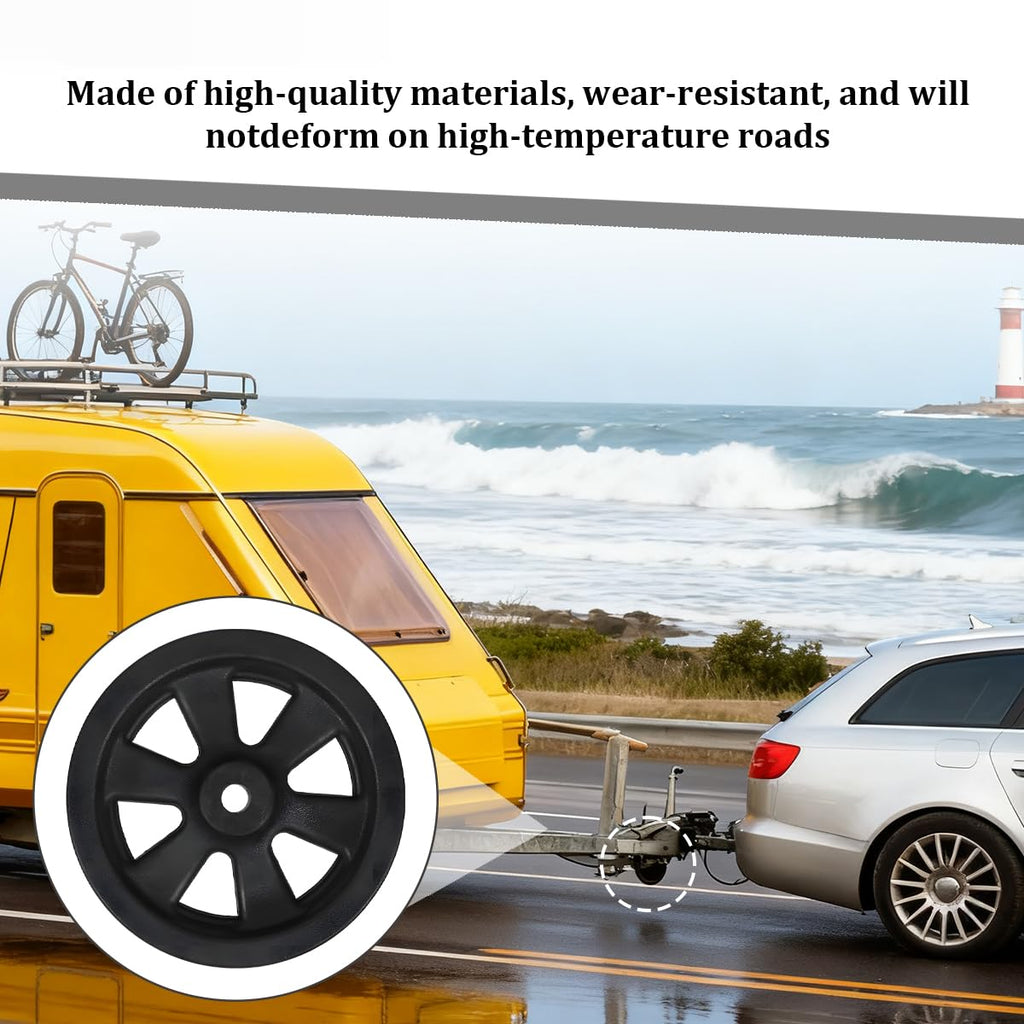 8 Inch Nylon Trailer Jack Caster Wheel with Bolt and Nut Z78082
