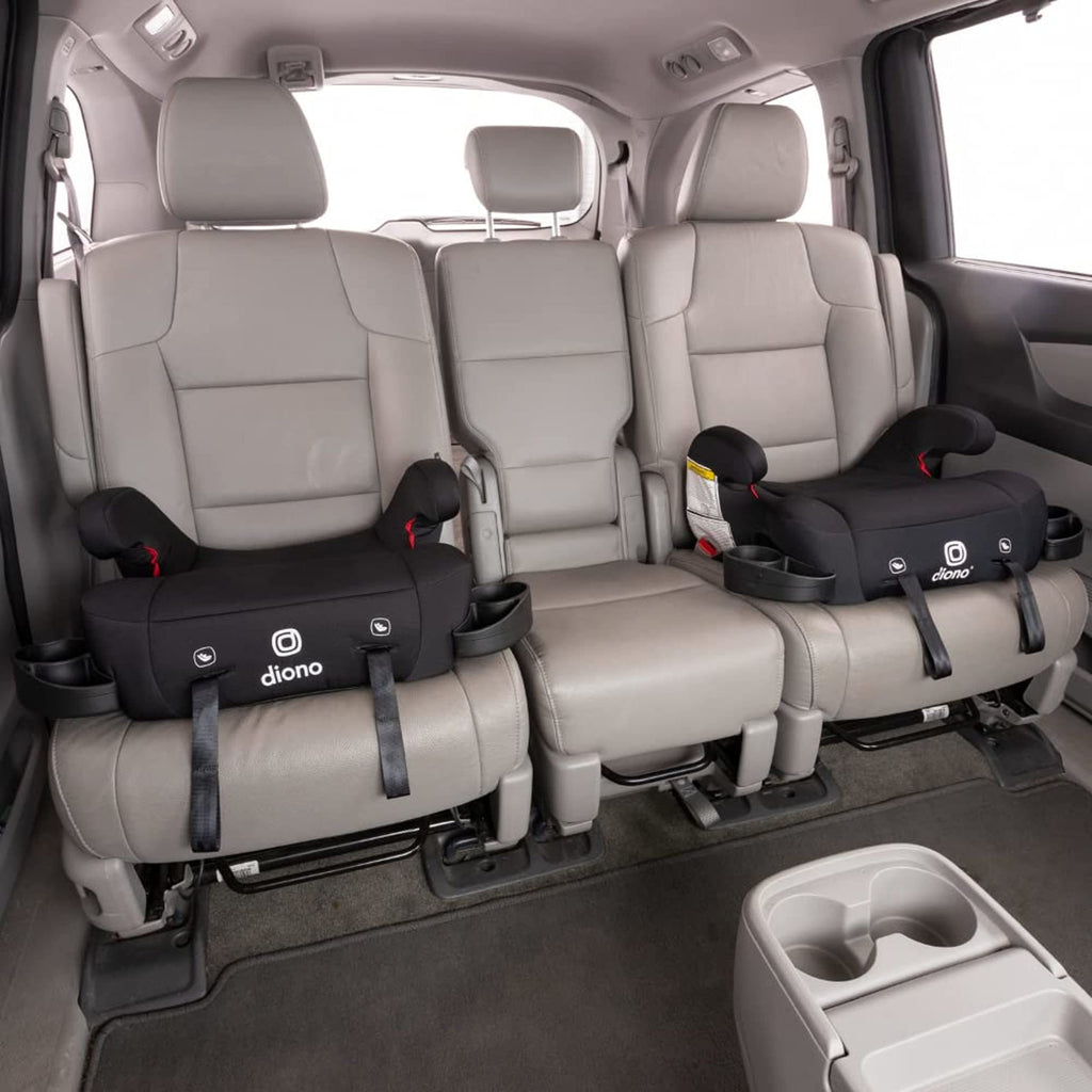 Black Backless Belt-Positioning Booster Car Seat I9322