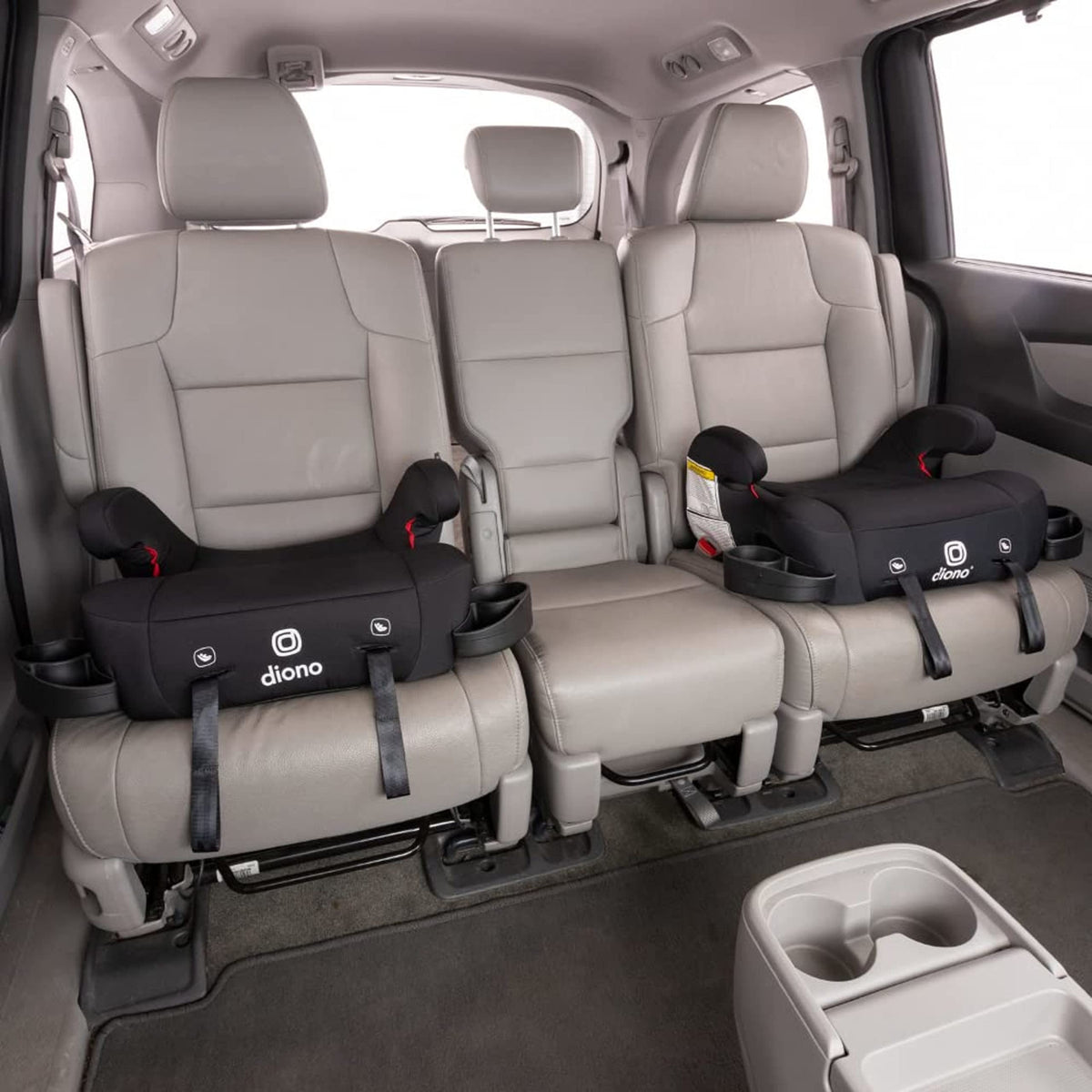 Black Backless Belt-Positioning Booster Car Seat I9322
