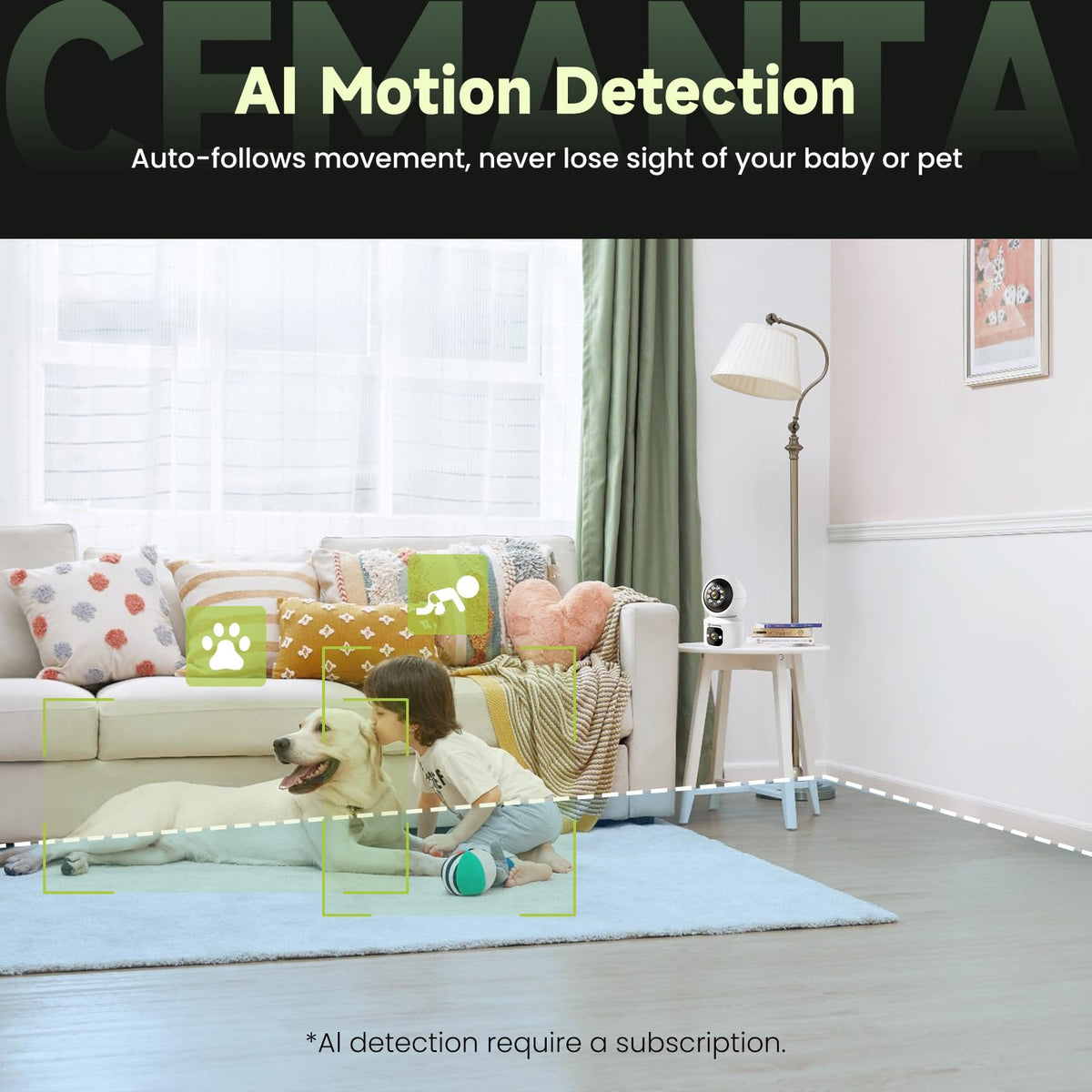 4MP Indoor Security Camera V9374