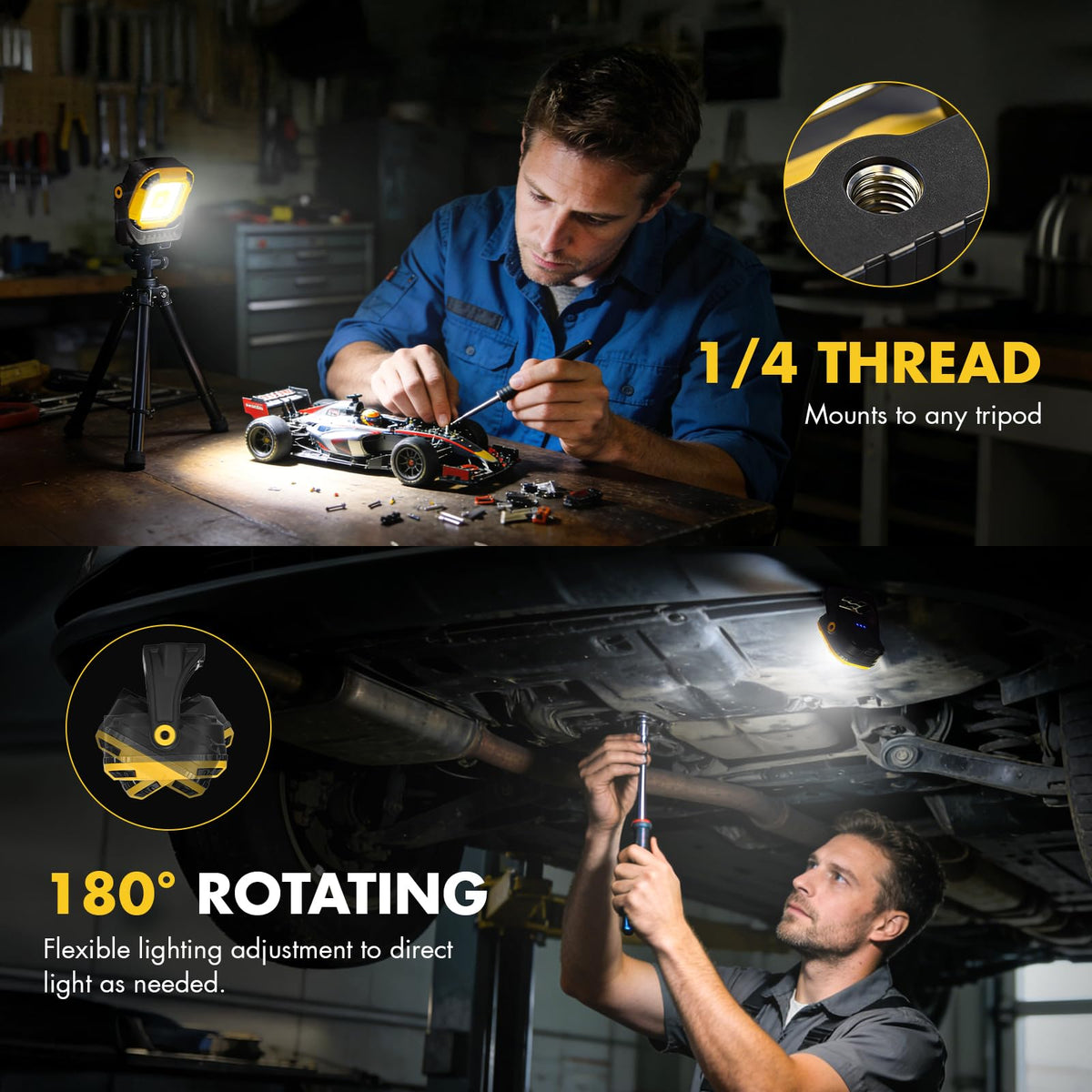 Rechargeable Magnetic Work Light R722