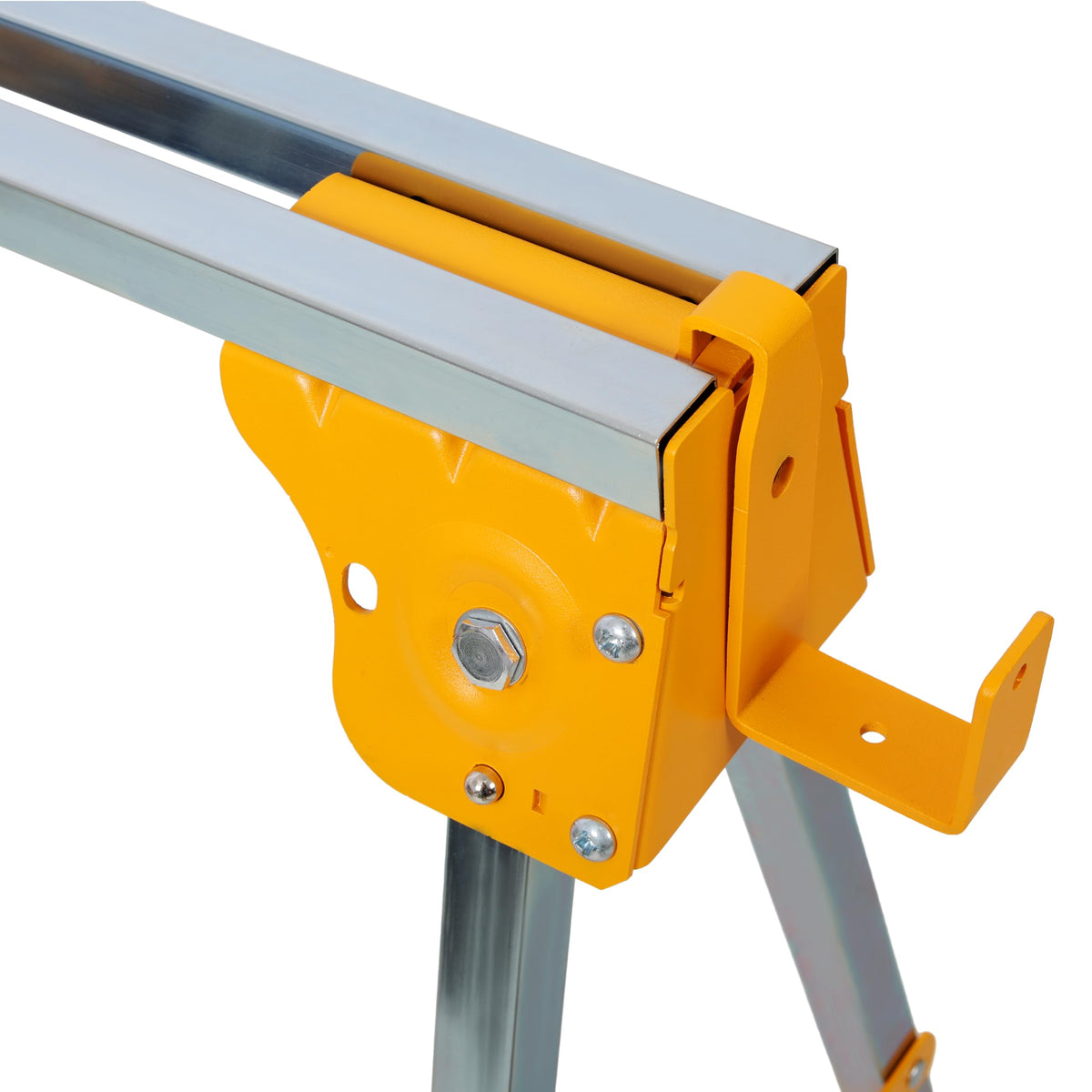 2 Pack Adjustable Height Steel Sawhorse D7379