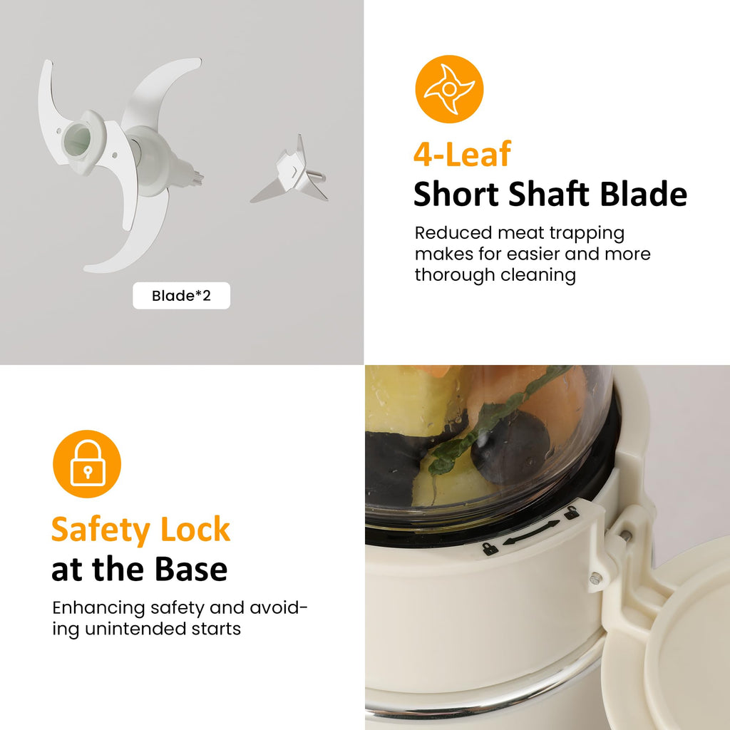 4-in-1 Electric Food Chopper & Small Food Processor S995320
